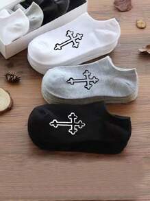 5 Pairs Solid Color Basic Socks, Soft & Lightweight Unisex Low-Cut Socks, Suitable For Women's Leggings And Pantyhose