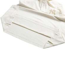 MLB Polo-Shirts für Damen und Herren – Basic Washing Over Fit Polo-Shirts – Bequem für Alltag, Fitness, Outdoor-Sport, Kurzarm-Polo-Shirts (3APQB0453-50CRD)