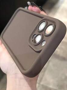 Minimalist Thick Anti-Drop Black Phone Case, Compatible With IPhone 17 Pro Max/17 Pro/17 Air/17/16 Pro Max/16/16 Pro/16 Plus/16E/15/15 Plus/15 Pro/15 Pro Max/11/12/13/14 Pro Max/XS/XR/11 Pro/11 Pro Max/12 Pro/12 Pro Max/13 Pro/13 Pro Max/7 Plus/14 Pro/14 Pro Max/14 Plus/7 Plus/8 Plus/8/SE2/13 Mini/12 Mini - 款式3(1pc) - 查看 7