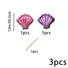 136 件紫色、粉色、绿色、透明夏季海洋动物主题气球拱门套装，适用于生日、气球装饰、婚礼、新娘送礼会、毕业典礼、周年纪念、夏季、夏威夷派对、背景、家居装饰 - 彩色 - 查看 10
