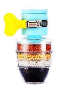 1/2pcs Splash Proof Faucet Filter With Filtering Function, Purifying Water Quality, Multiple Organic Filter Stone Filtration