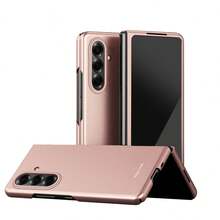 حافظة هاتف كاملة الجسم بتشطيب مطفي متوافقة مع Galaxy Z Flip3/4/5/6/7/7FE، Z Fold3/4/5/6/7، حافظة هاتف ذات موحد اللون أنيق للخريف، حافظة هاتف Fold7 متعددة الاستخدامات عالية الجودة، حافظة هاتف W26 بألوان البنفسجي/الأسود/الوردي/الأزرق، حافظة هاتف شخصية