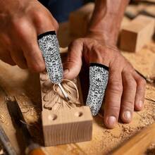 14 Pieces Finger Covers, Ymapinc Finger Sleeve Cots Protector For Finger Tips, Reusable Thumb Finger Protectors Cut Resistant Guards For Kitchen Sculpture Work