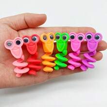15/10/5pcs Set Soft Rubber Big Eyes Pencil Toppers - Novelty Party Favors, Classroom Rewards And Christmas Gifts (Random Colors) - Multicolor - View 6