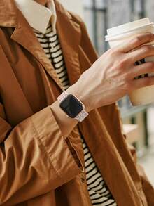 3条装双色豹纹雕刻表带，兼容表带41mm、40mm、38mm、42mm、44mm、45mm、46mm、49mm，女士款，柔软硅胶猎豹纹压花运动表带，兼容 Series 11、10、9、8、7、6、5、4、3、2、1、Ultra - 彩色 - 查看 7
