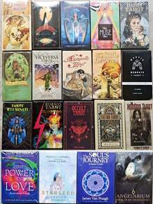 78PCS Classic Tarot Card Set With Guidebook, Beginner-Friendly And Easy To Learn. Portable Design Suitable For Multiplayer Entertainment, Divination Practice And Casual Game Nights. Features Elegant Card Artwork With Clear Printing And Durable Paper Quality For Smooth Handling And Long-Term Use. Ideal For Tarot Beginners, Card Game Lovers And Collectors. Suitable For Parties, Daily Readings, Tabletop Games And Personal Exploration. A Perfect Gift Choice For Christmas, Halloween And Thanksgiving, Combining Fun, Creativity And Decorative Value. - 彩色 - 查看 5