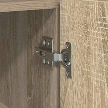 vidaXL Credenza rovere sonoma 116 x 30 x 75 cm Legno multistrato