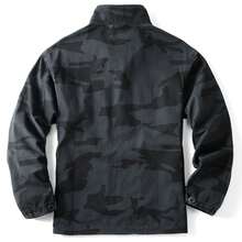 AKARMY Men's Camo Jacket 280g Jacket/ 1 Piece Jacket / 100% Cotton M65 Jacket Cotton Tactical Combat  With Multi-Pockets Coat - Ngụy trang ban đêm - Xem 2