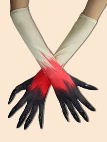 Luvas com Unhas Longas para Halloween, Luvas de Vampiro, Luvas de Bruxa, Luvas de Garra de Demônio para Cosplay