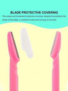 12/24/40 件不锈钢修眉刀 - 无香型多功能脱毛工具，易于撕碎，无香型精密刀片，可打造完美眉形，修眉刀