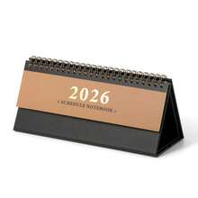 Calendario de escritorio mini 2026, versión horizontal minimalista, estilo INS, decoración de escritorio, planificador, seguimiento mensual - Unitalla - Ver 13