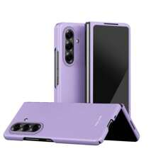 حافظة هاتف كاملة الجسم بتشطيب مطفي متوافقة مع Galaxy Z Flip3/4/5/6/7/7FE، Z Fold3/4/5/6/7، حافظة هاتف ذات موحد اللون أنيق للخريف، حافظة هاتف Fold7 متعددة الاستخدامات عالية الجودة، حافظة هاتف W26 بألوان البنفسجي/الأسود/الوردي/الأزرق، حافظة هاتف شخصية