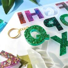 English Alphabet Epoxy Resin Molds Mixed Style Silicone Casting Molds For DIY Jewelry Making Findings Supplies Accessories