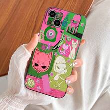 Whimsical Art Collage With Cats And Fruit Fold Phone Case For IPhone 16/16 Pro/16 Plus/16 Pro Max 15/14/13/12/11/X/Xs/Xr/Xs Max,Shopping Festivalt Essential - 淺藍色 - 查看 2