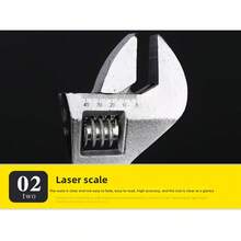 8-Inch, 10-Inch, 12-Inch Adjustable Wrench Set, Universal Adjustable Wrench - Multicolor - View 6