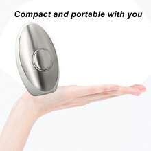 Dispositivo portátil para dormir con microcorriente, alivio de la ansiedad, regulación del estado de ánimo, recargable por USB, dispositivo ajustable para ayudar a dormir. - Plateado - Ver 6