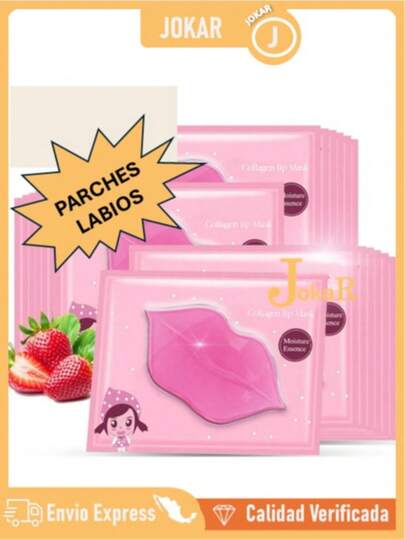 Colagenos para Labios Secos Hidratante Mascarilla para Labios Mascarilla Labios Hidratante Reparadora con Colágeno Tratamiento Mejorado Para Labios Secos