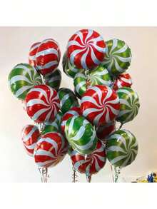 10 buc 18 inch Lollipop bomboane folie heliu baloane colorate moară de vânt nuntă ziua de naștere petrecere Crăciun baloane decorare