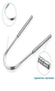 3 PCS Metal Tongue Scraper, Tongue Scrapers For Adults, Stainless Steel Tounge Scrappers, Tounge Scraper, Portable Tongue Scrappers YLYL - 白色 - 查看 3