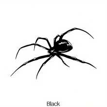 1pc- Vinyl Spider Car Sticker, Waterproof Warning Sticker, Suitable For Vehicle Doors And Windows, Durable Adhesive Car Decoration, Halloween Sticker - one-size - View 8