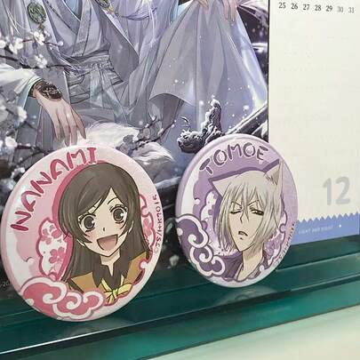 动漫《野良神》周边、马卡龙色徽章、桌面装饰