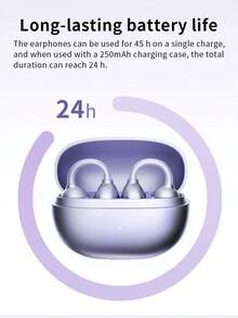 Lenovo EA410 True Wireless Bluetooth Headphones, Bone Conduction, Non-In-Ear, Open-Ear Clip, Sports Running Ear-Hook Style (Chinese Packaging) - Grey - View 8