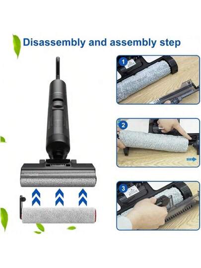 Replacement Set Dreame H12 Pro Cordless Wet Dry Stofzuiger Cleaner, Includes Brush Rollers HEPA Filters view 4