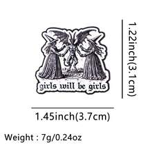 1 pezzo Spilla smaltata con citazione della strega di Ognissanti, spilla con scheletro cartoni animati, spilla da bavero, accessorio di moda, regalo per amici, accessorio per costume, ciondolo per borsa, accessorio per ufficio - nero - Visualizzare 23
