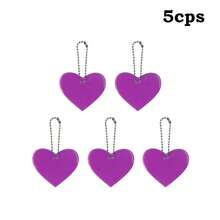 Reflective Star & Heart Ornaments - Christmas Decor Home & Party Supplies, Ideal Christmas Gifts, Wedding & Party Decorations, Keychain Bag Charm