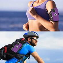 For IPhone 16 16 Pro Max 16e 16 Plus 16 Pro Phone Case With Belt Clip Holster Stand Heavy Duty,Shockproof/DropProof Protection Phone Case For Christmas, Birthday, NewYear Gifts, Winter,Gifts For Family,Friends,Birthday,Girlfriend,Boyfriend - 紫色 - 查看 4