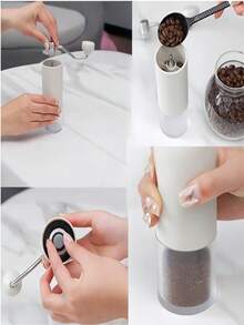 1pc Creative Hand Crank Coffee Grinder, Home Coffee Bean Grinder, Powder Grinder