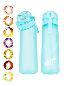 1PC Flavored Water Bottle, Bottle Starter Set, Drinking Bottle With One Random Flavoured Pods Suitable For Gyms, Schools, Flavored Water Bottle