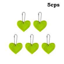 Reflective Star & Heart Ornaments - Christmas Decor Home & Party Supplies, Ideal Christmas Gifts, Wedding & Party Decorations, Keychain Bag Charm