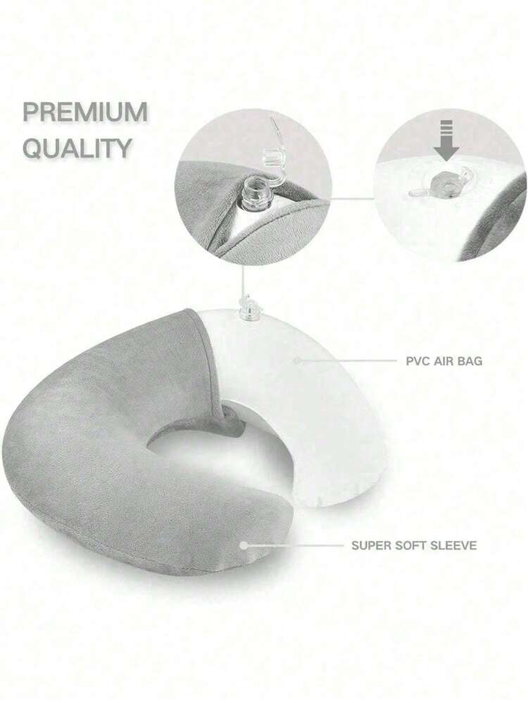 Lightweight Foldable Travel Pillow, Essential Accessory For Car, Plane, And Cruise Trips - First Model With Arm Strap! Supports Head, Body, And Arms, Provides Inclined Support. Create The Perfect Balanced Sleep System Anytime, Anywhere! - Multicolor - View 3