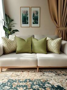 4 buc. fețe de pernă cu model geometric modern, fețe de pernă decorative cu linii geometrice, material vintage din in, închidere cu fermoar ascuns, lavabile la mașină, design minimalist elegant, potrivite pentru decorul casei, canapeaua, camera de zi, dormitorul, mașina, fețe de pernă pentru exterior, fără inserție de pernă