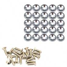 M6 Washer Screws, Mudguard License Plate Decorative Screws, For Bumper, Headlight, Trunk, Suitable For Any Appropriate Location