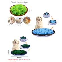 1pc Pet Sunflower Snuffle Mat, Dog Training Toy For Scent Work, Food Puzzle, Stress Relief And Interactive Play, Suitable For Pets, Cats, Dogs