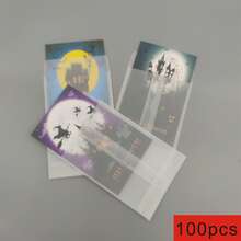 50/100pcs Semi-Transparent Envelopes, Multi-Size Options, Suitable For Seed Storage, Coin Envelopes - Clear - View 9
