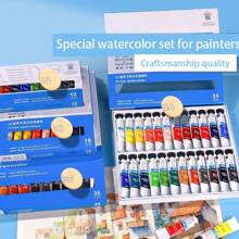 1 件温莎牛顿 45 毫升单管油画颜料，适合初学者绘画单管油画颜料。油画套装、水彩套装、丙烯套装、初学者级颜料 12/18/24/36 色 10ML 绘画套装。（新旧包装随机） - 均碼 - 查看 2