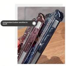 1 pieza Funda de teléfono minimalista con soporte, Funda espacial, Borde suave de silicona TPU resistente a caídas/Cubierta protectora de lujo con agujeros a prueba de polvo, bordes gruesos, compatible con Samsung Galaxy S24 Ultra/S24 Plus/S24/S23 Ultra/S23 Plus/S23/S22 Ultra/S22 Plus/S22/S21 Ultra/S21 Plus/S21 FE/S23 FE/S20 Ultra/S20 Plus/S20 FE y soporte chapado + Borde suave de silicona TPU Paquete completo Femenino Masculino Protección de alta gama...Adecuado para OPPO