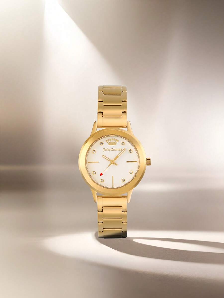 Juicy Couture Women's Bracelet Watch Ladies Quartz Wristwatches For Women Gold Steel Ladies Watch, JC/1050WTGB - Gold - View 1