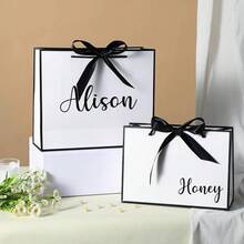 1 Túi Quà Tặng, Hộp Quà Thay Thế, Hộp Quà Cho Phù Dâu, Tiệc Cưới, Gói Quà Sinh Nhật Tùy Chỉnh, Túi Quà Cưới, Túi Quà Cho Phù Dâu, Túi Quà Đính Hôn, Quà Giáng Sinh, Halloween, Trang Trí Halloween, Quà Tặng Cá Nhân Hóa - Nhiều màu - Xem 6