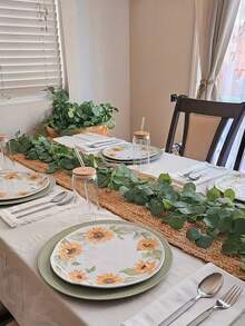Christmas Must-Have Artificial Eucalyptus Garland, Lush Greenery Vines For Wedding Decor, For Bedroom Fake Ivy Vines For Room Wedding Decor Fake Vines With Fake Leaves Artificial Ivy Garland Hanging Vines For Wall Indoor Outdoor Decoration