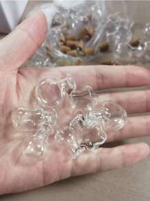 DIY Shaped Mini Glass Bottles, Wishing Bottles, Perfume Bottles, Phone Pendant Accessories