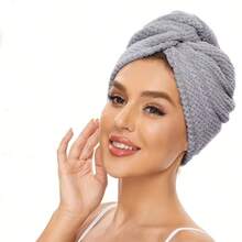 Thickened Shower Cap, Quick-Drying Hair Towel, Absorbent Dry Hair Cap, Suitable For All Hair Types