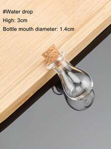 DIY Shaped Mini Glass Bottles, Wishing Bottles, Perfume Bottles, Phone Pendant Accessories