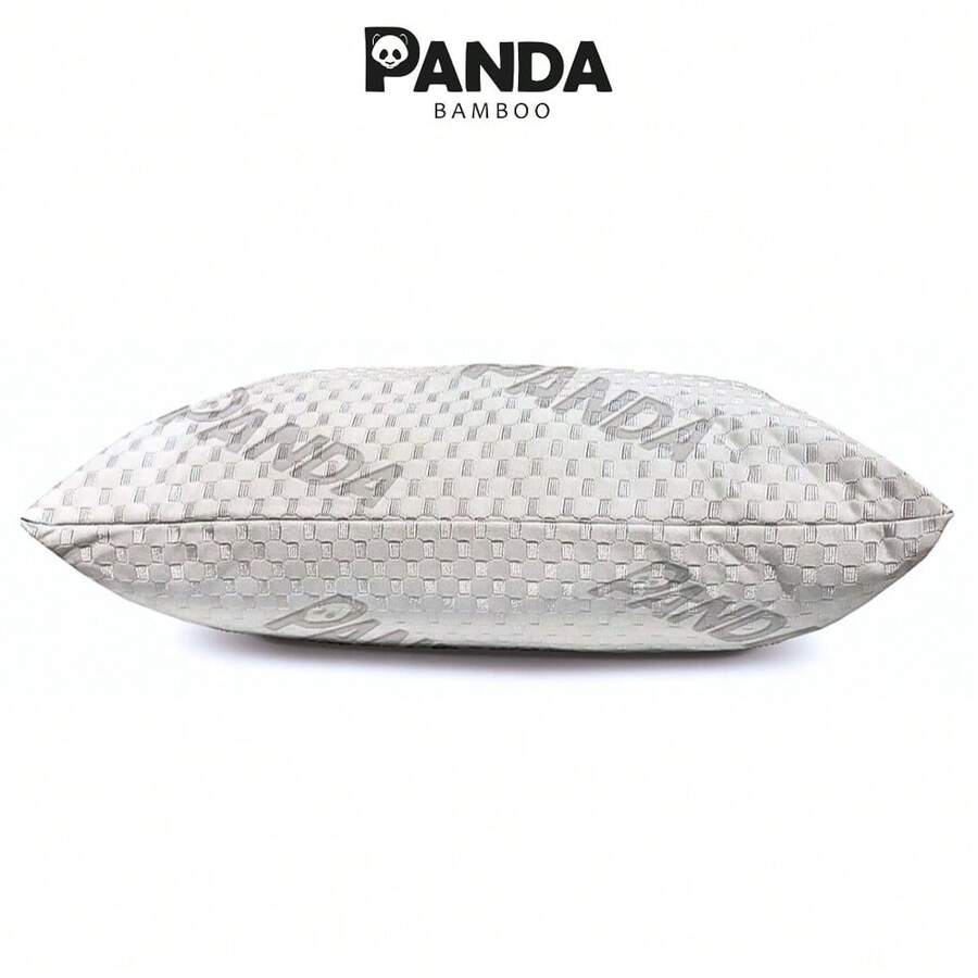 Panda Massager Pillow High Soft Fiber Soft Breathable Fabric - trắng - Xem 1