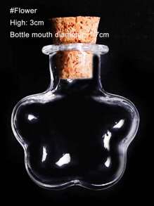 DIY Shaped Mini Glass Bottles, Wishing Bottles, Perfume Bottles, Phone Pendant Accessories