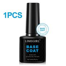 LIMEGIRL LIMEGIRL Gel Top Coat, 8 Ml 2025 Upgrade Super Shiny Base And Top Coat Set, Soak Off Nail Lamp Acid Free No Wipe Clear Base Top Gel Nail Polish