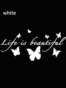 1pc Fashionable Butterfly Car Sticker, Reflective Butterfly Floral Engine Hood Car Decal